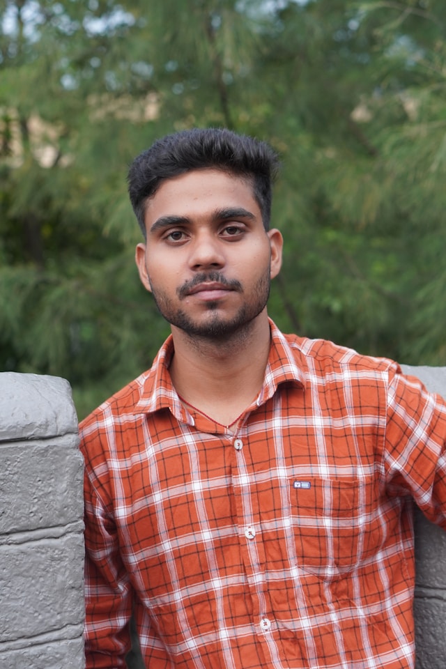 Checked Cotton Casual Shirt