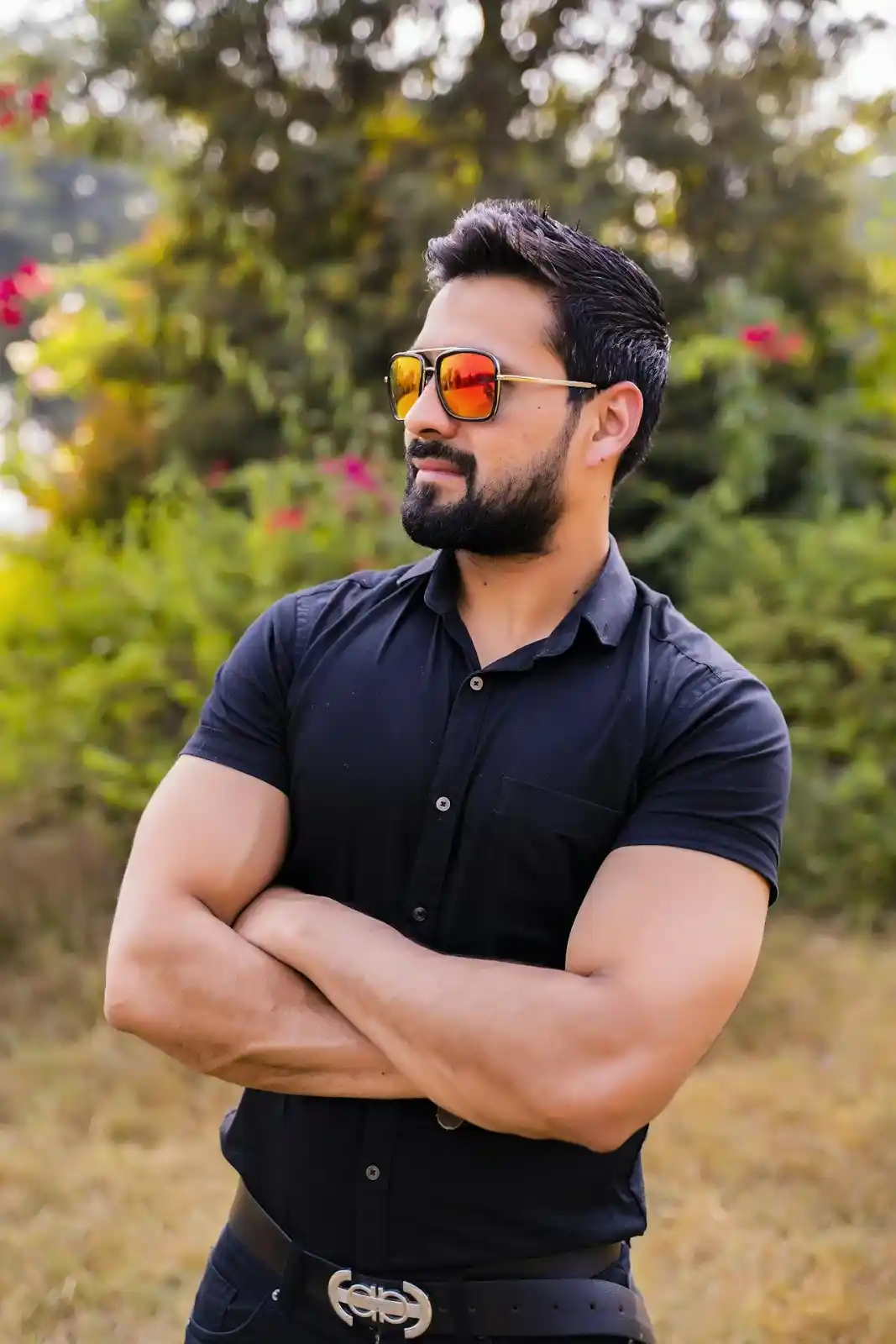 Slim Fit Plain Casual Shirt