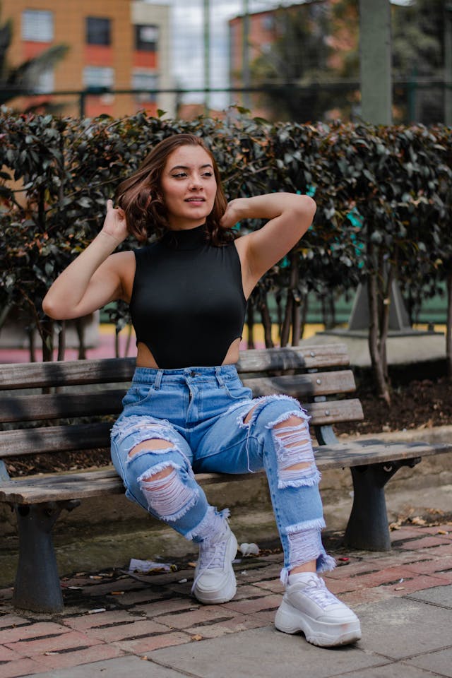 Ripped Distressed Jeans