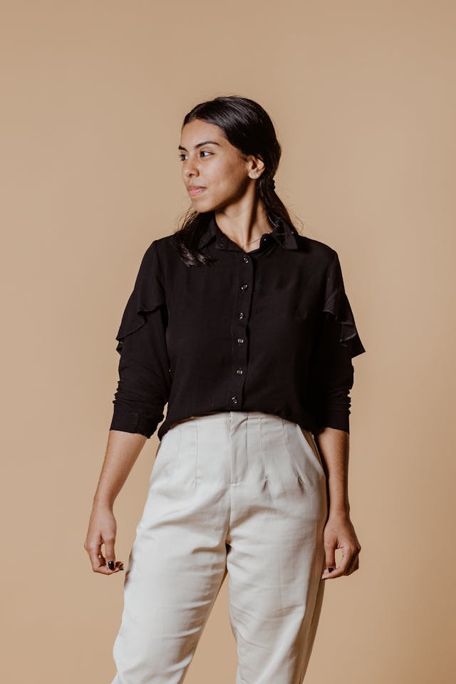 Formal Ankle-Length Trousers